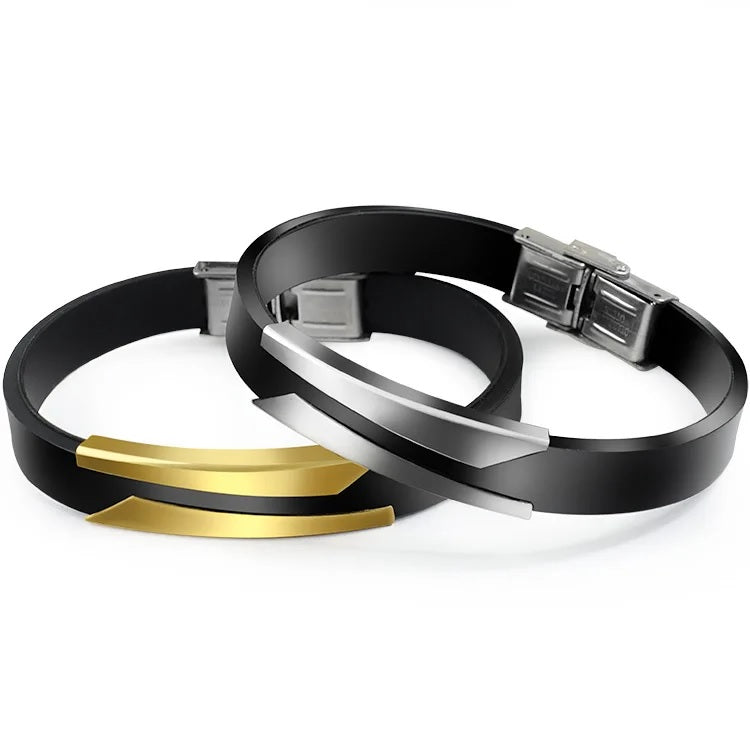 Korean Fashion Wristband Silver