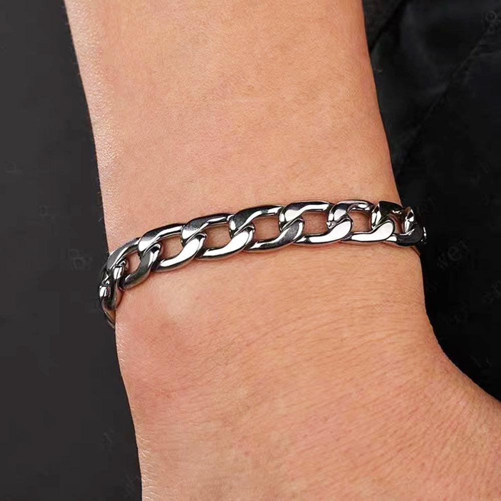 8MM Curb Chain Bracelet