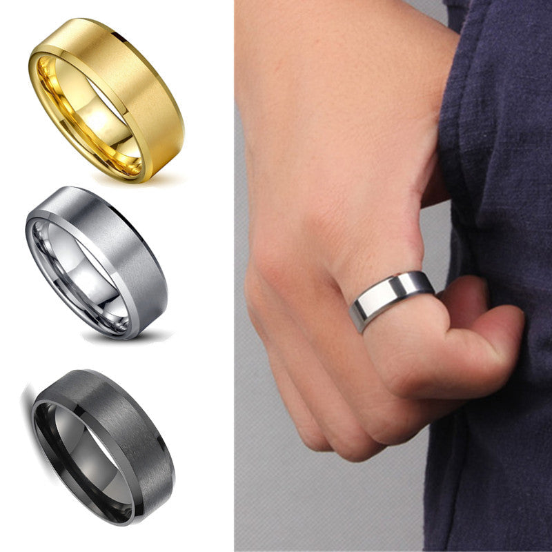 Unisex Silver Plated Comfort Fit Ring