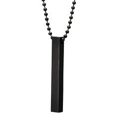 Black Bar Pendant