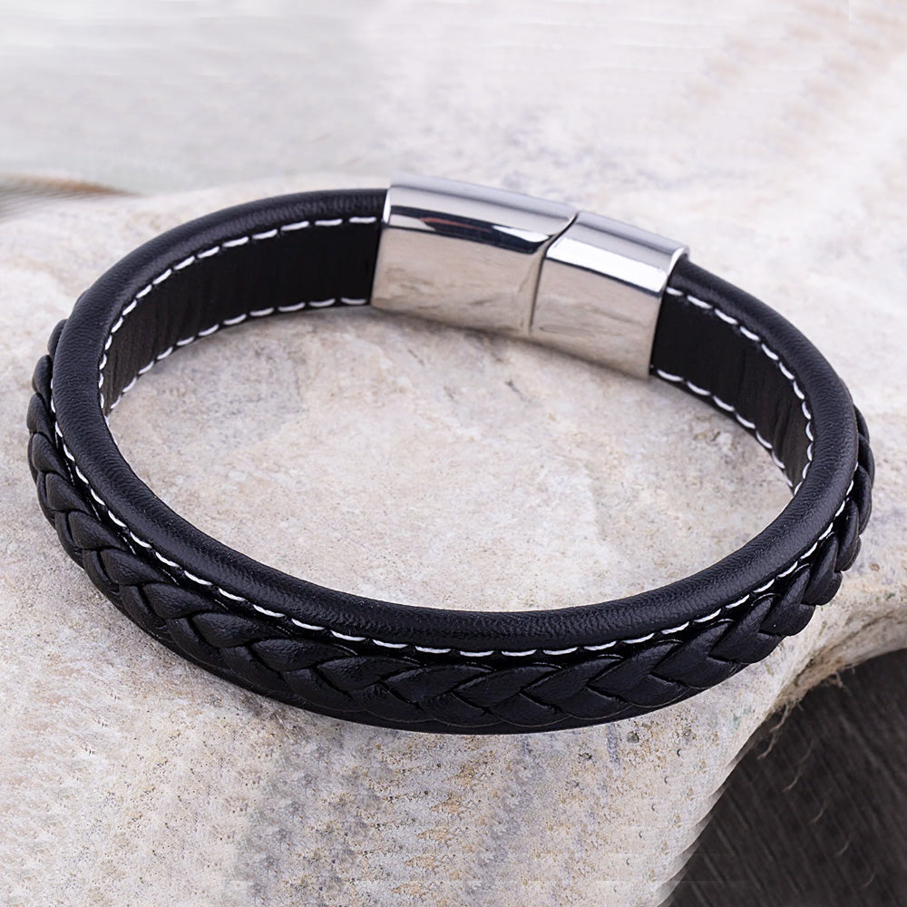 Pure Leather Master Lock Bracelet