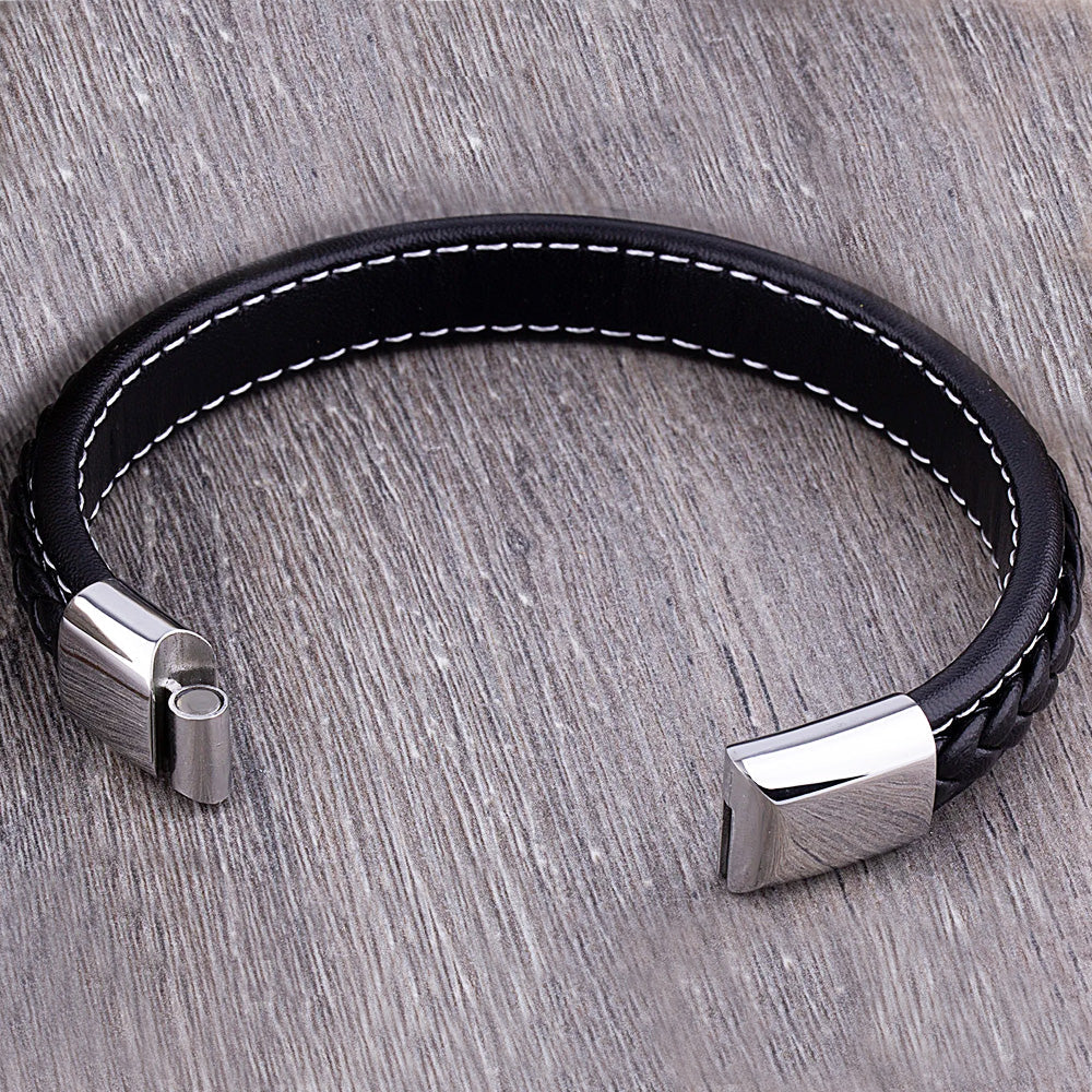 Pure Leather Master Lock Bracelet