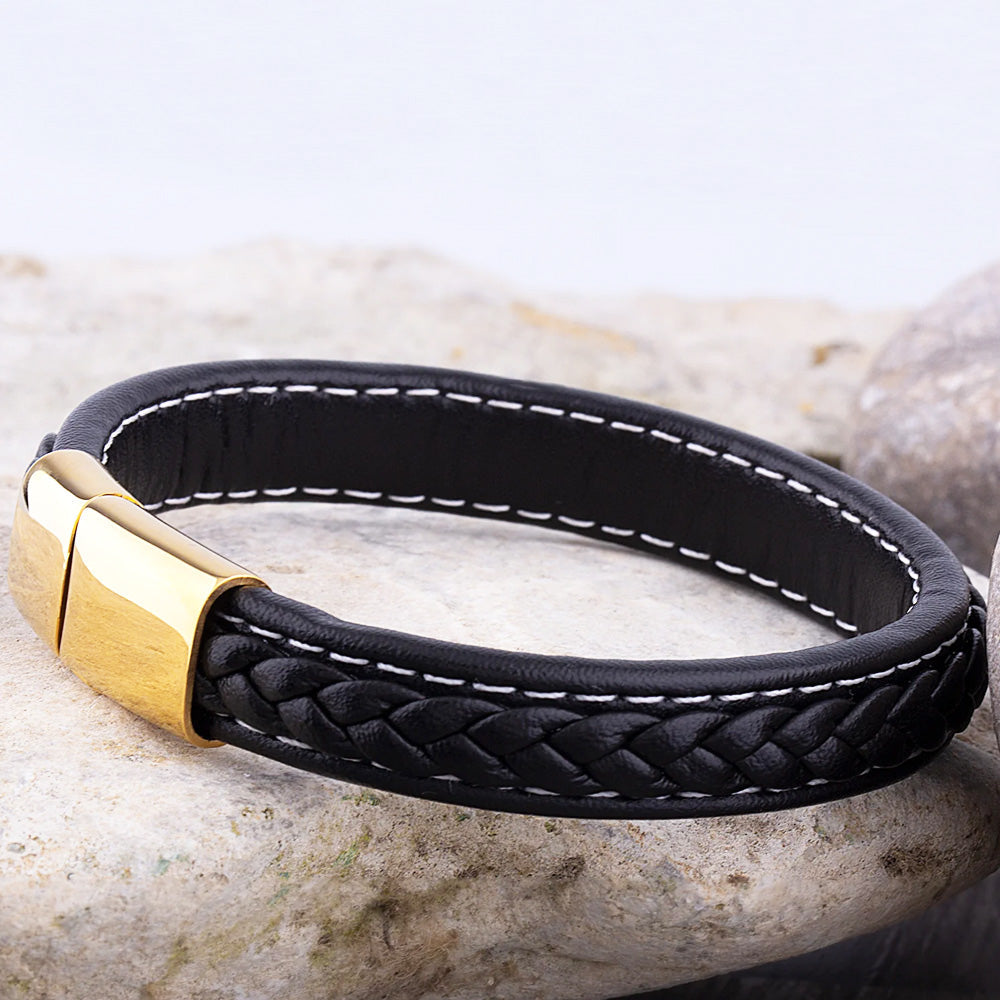 Pure Leather Master Lock Bracelet