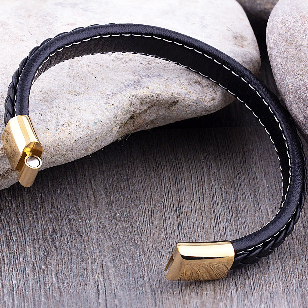 Pure Leather Master Lock Bracelet