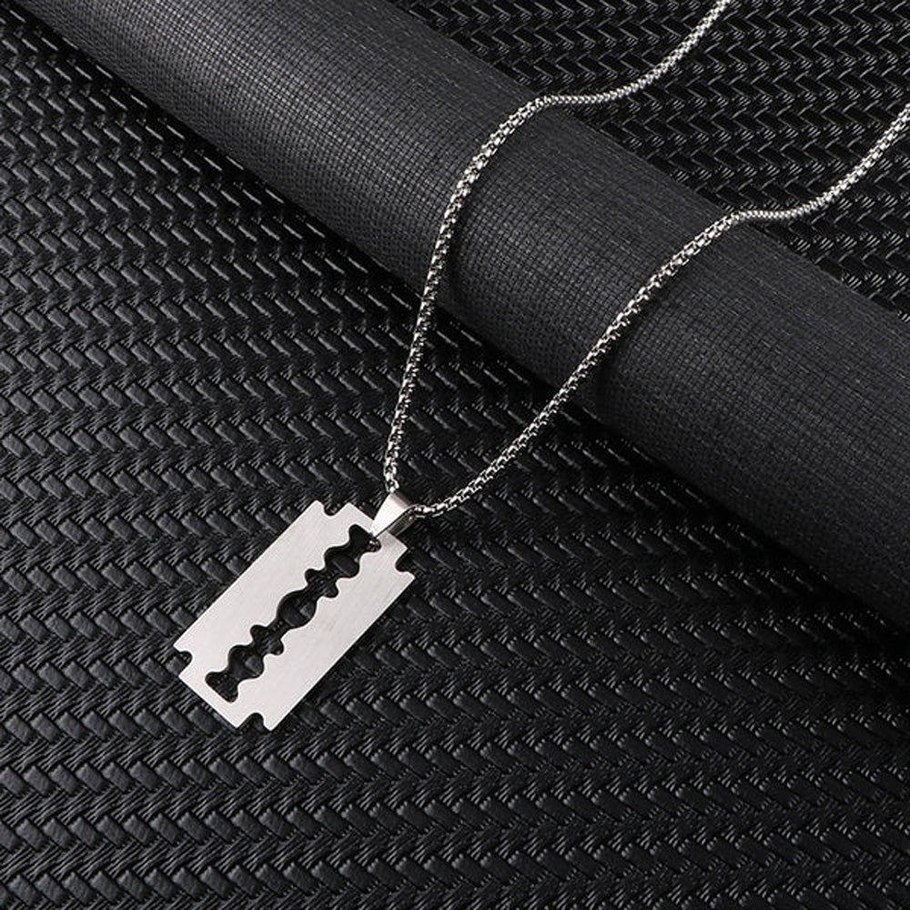 Razor Blade Pendant