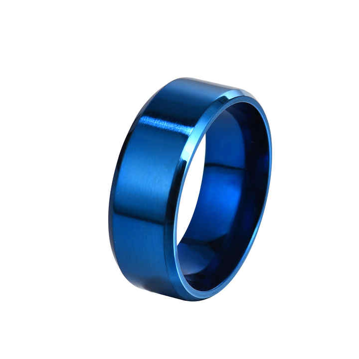 Unisex Comfort Fit Blue Ring