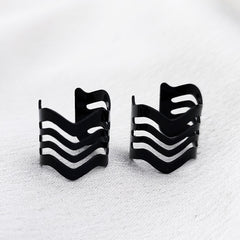 1-Pcs Black Ear Cuff