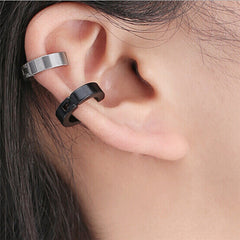 1-Pcs Unisex Titanium Steel Ear Clip