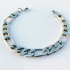 10MM Figaro Chain Bracelet