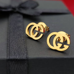 Double G Stud Earrings (Pair)