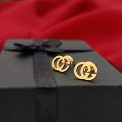 Double G Stud Earrings (Pair)