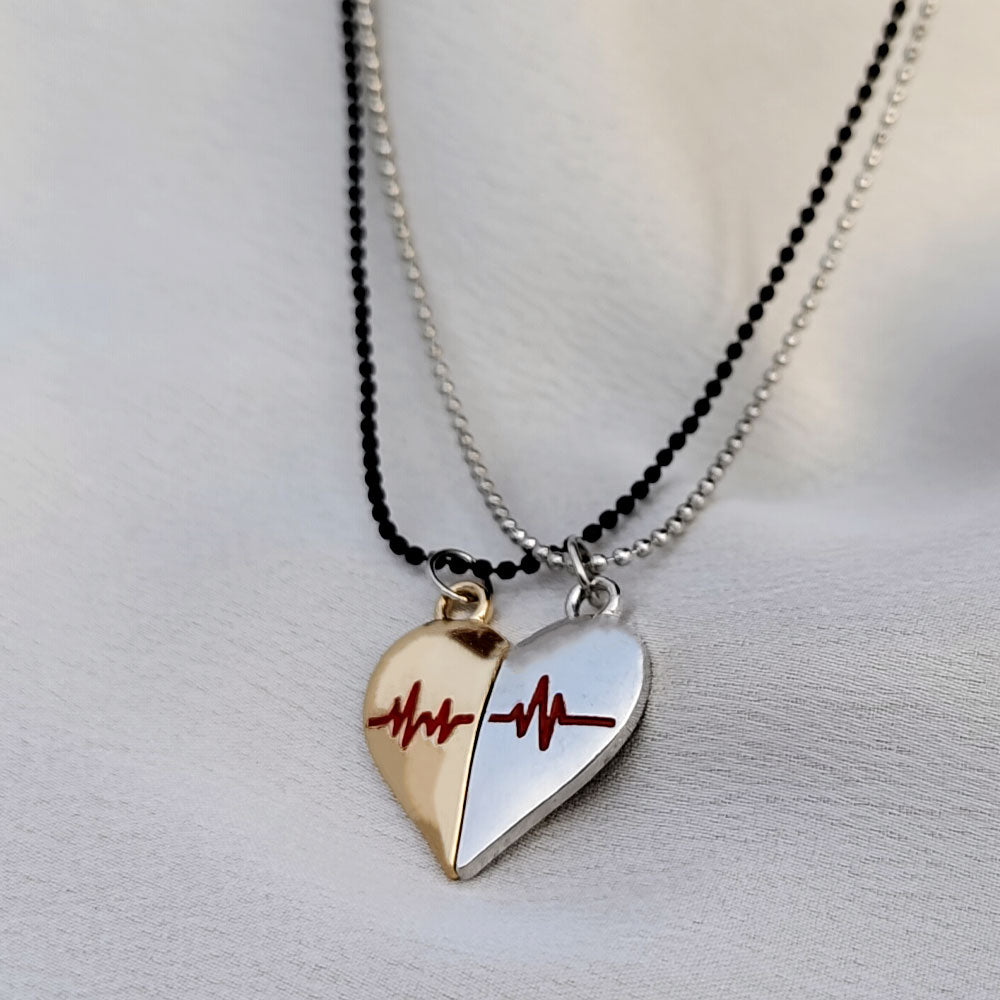 Magnetic Heart Couple Pendant