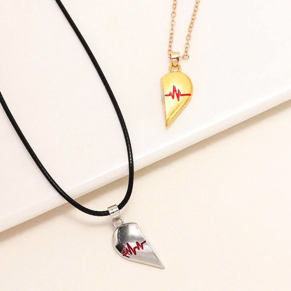 Magnetic Heart Couple Pendant