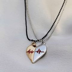 Magnetic Heart Couple Pendant