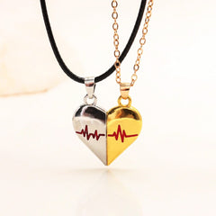 Magnetic Heart Couple Pendant