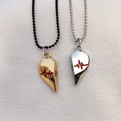 Magnetic Heart Couple Pendant