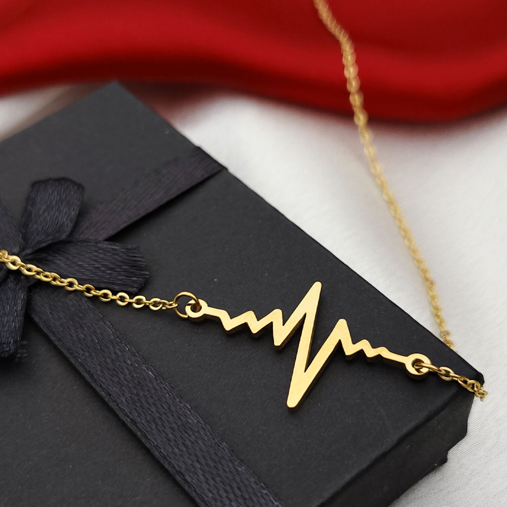 Heartbeat Gold Plated Pendant