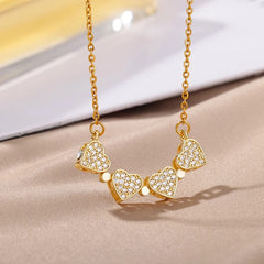 Zircon Magnetic Folding Clover Pendant