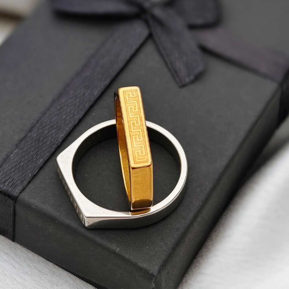 Unisex Gold Plated Grace Ring