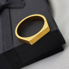 Unisex Gold Plated Grace Ring