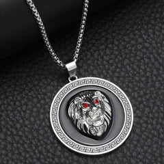 Red Eye Lion Pendant