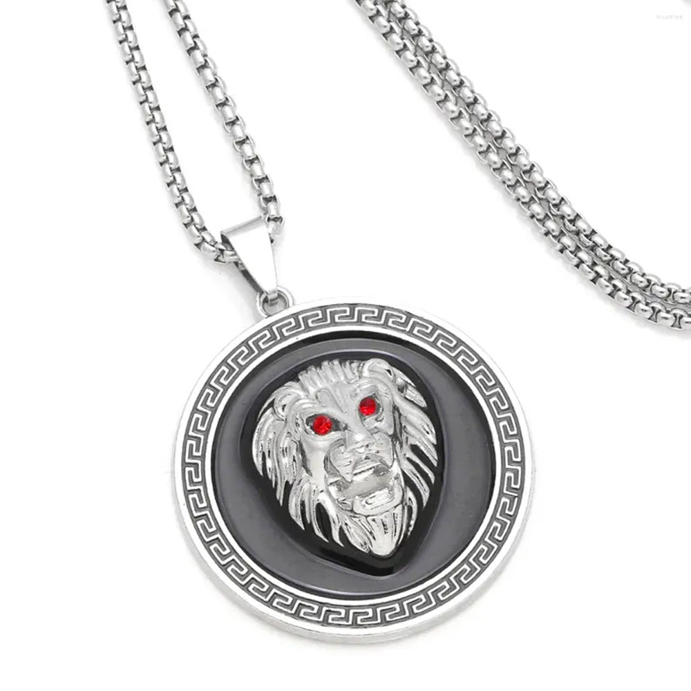 Red Eye Lion Pendant