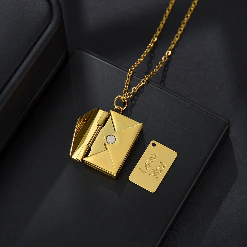 Envelope Pendant | Necklace