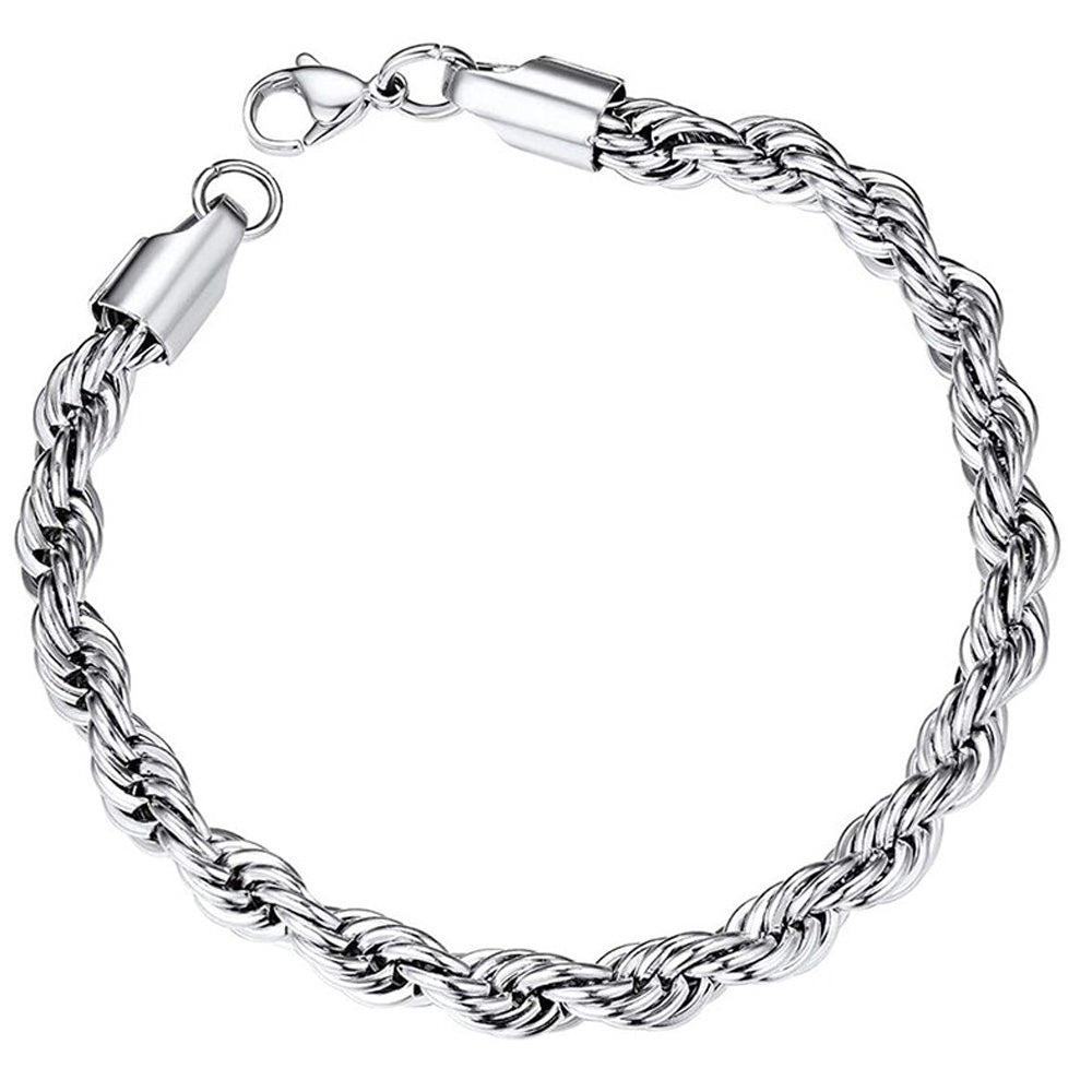 7MM Rope Chain Bracelet