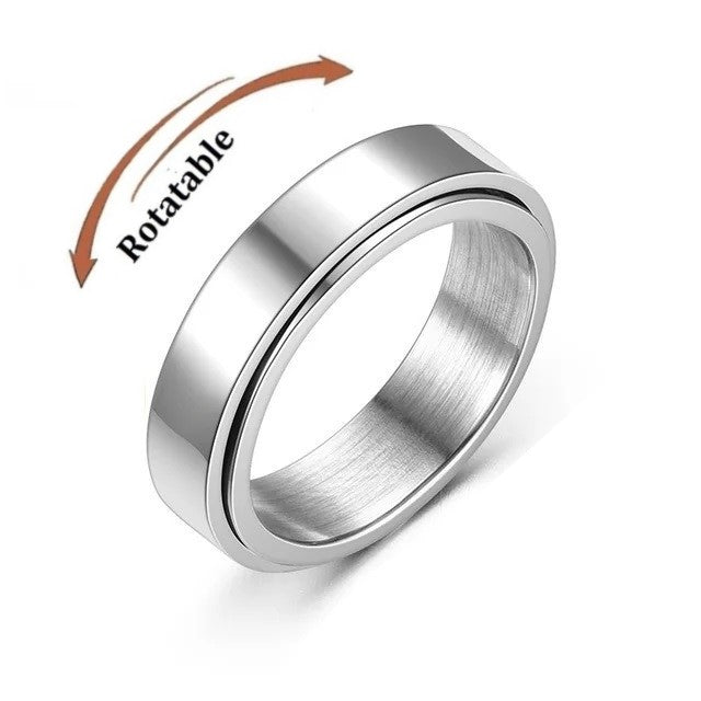 Unisex Stress Release Spinner Ring