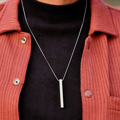 Decent Stainless Steel Bar Pendant