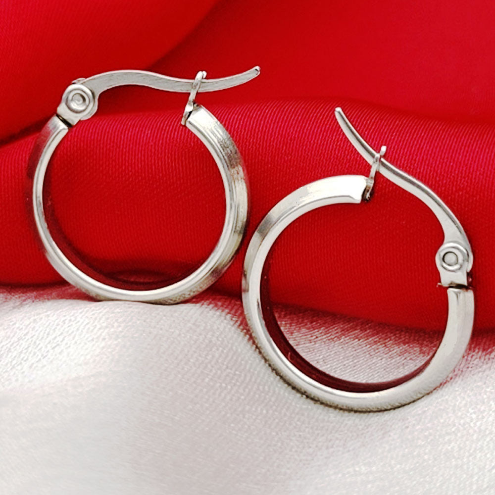 Titanium Steel Charm Ear Hoops