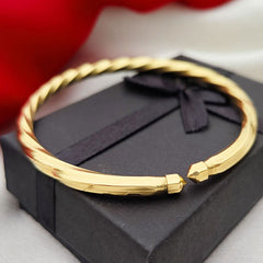 Attractive Twist Cuff Bangle Bracelet (Men & Women)