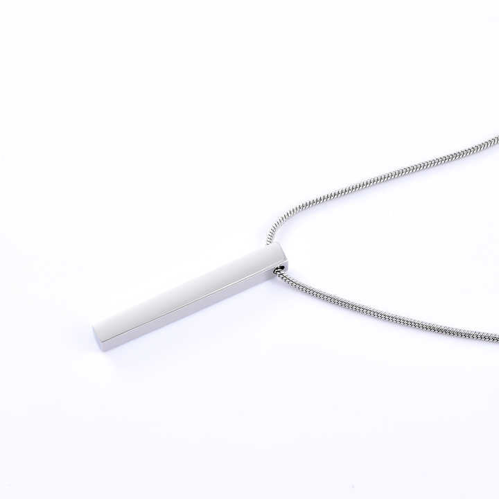 Decent Stainless Steel Bar Pendant