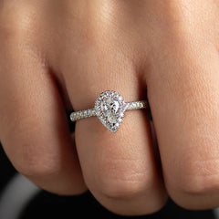 Adjustable Cubic Zirconia Ring