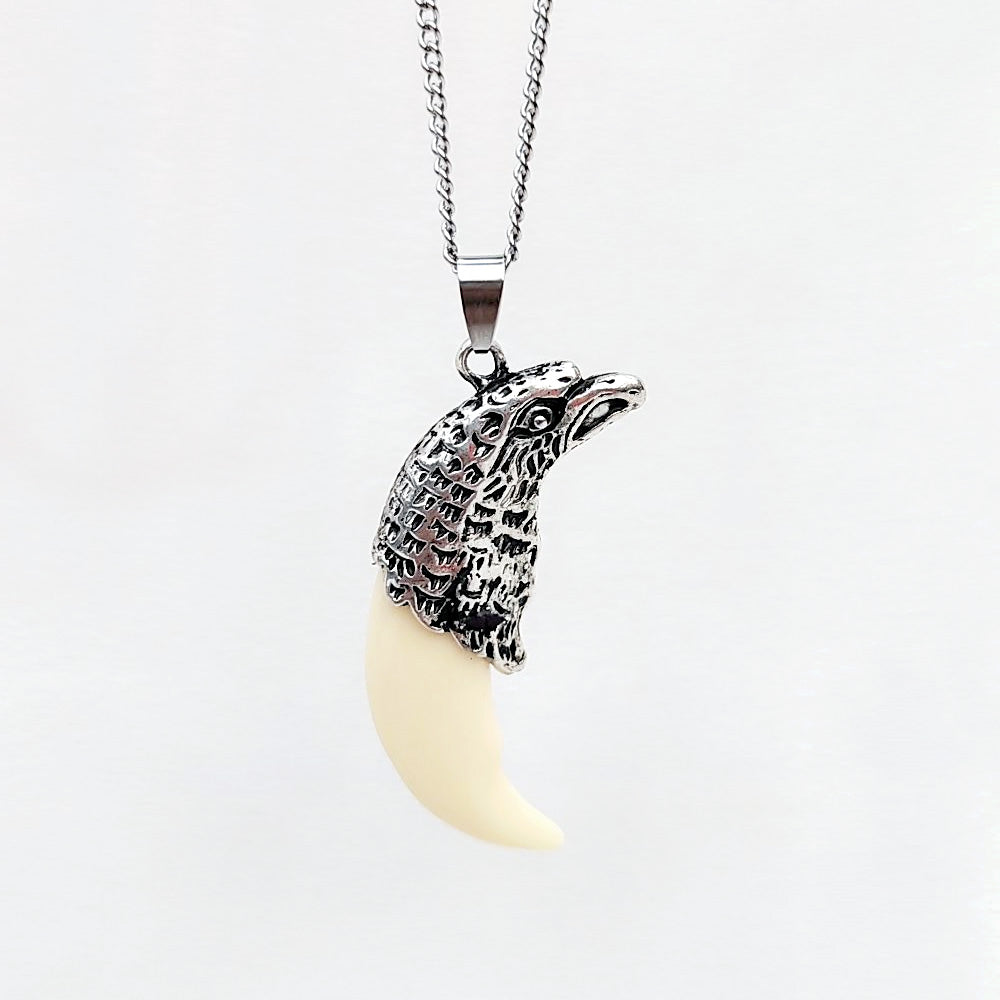 Eagle Head Tooth Pendant