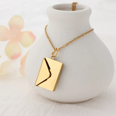 Envelope Pendant | Necklace