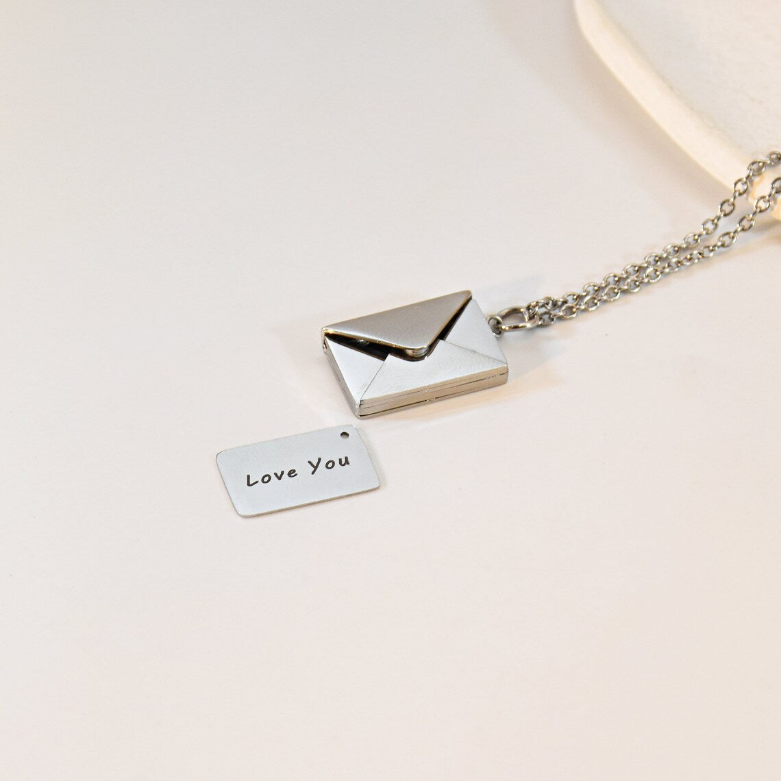 Valentine Day Gift Envelope Pendant | Necklace