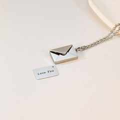 Valentine Day Gift Envelope Pendant | Necklace