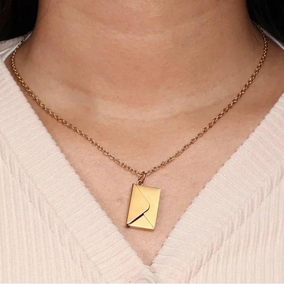 Envelope Pendant | Necklace